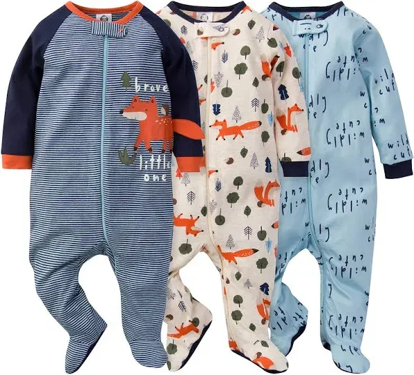 Gerber baby-boys 3-Pack Sleep 'N Play