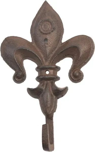 Cast Iron Fleur de Lis Hook