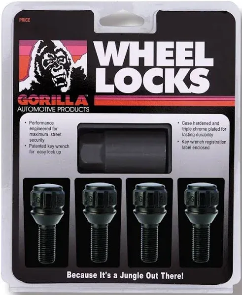 Gorilla Automotive Cone Seat Bolt Wheel Locks