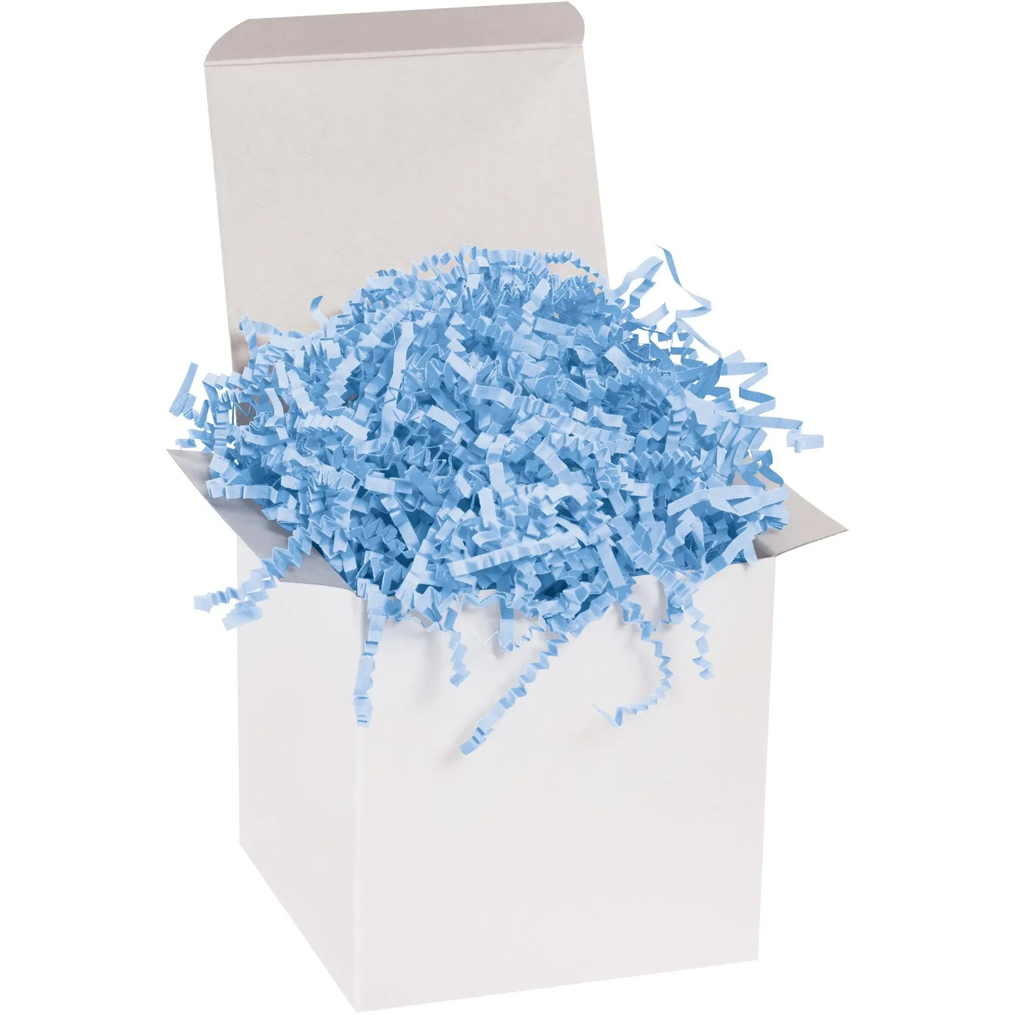 10 lb. Light Blue Crinkle Paper