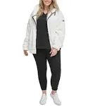 Plus Size Sherpa Oversized Hooded Jacket