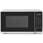 Mainstays 0.7 Cu ft Countertop Microwave Oven, 700 Watts, Black