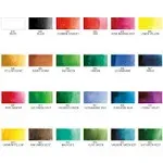 KURETAKE Watercolor Paint Gansai Tanbi Colors Set MC20/24V Set of 24 colors