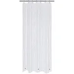 Mrs Awesome 36x78 Small Stall Shower Curtain Liner with 3 Magnets Clear PEVA 8G Thick & Heavy Duty, Waterproof, Narrow Stall Size 36 x 78 inches, Clear