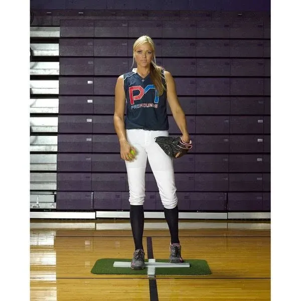 ProMounds Jennie Finch Softball Pitching Mini-Mat w/ Powerline