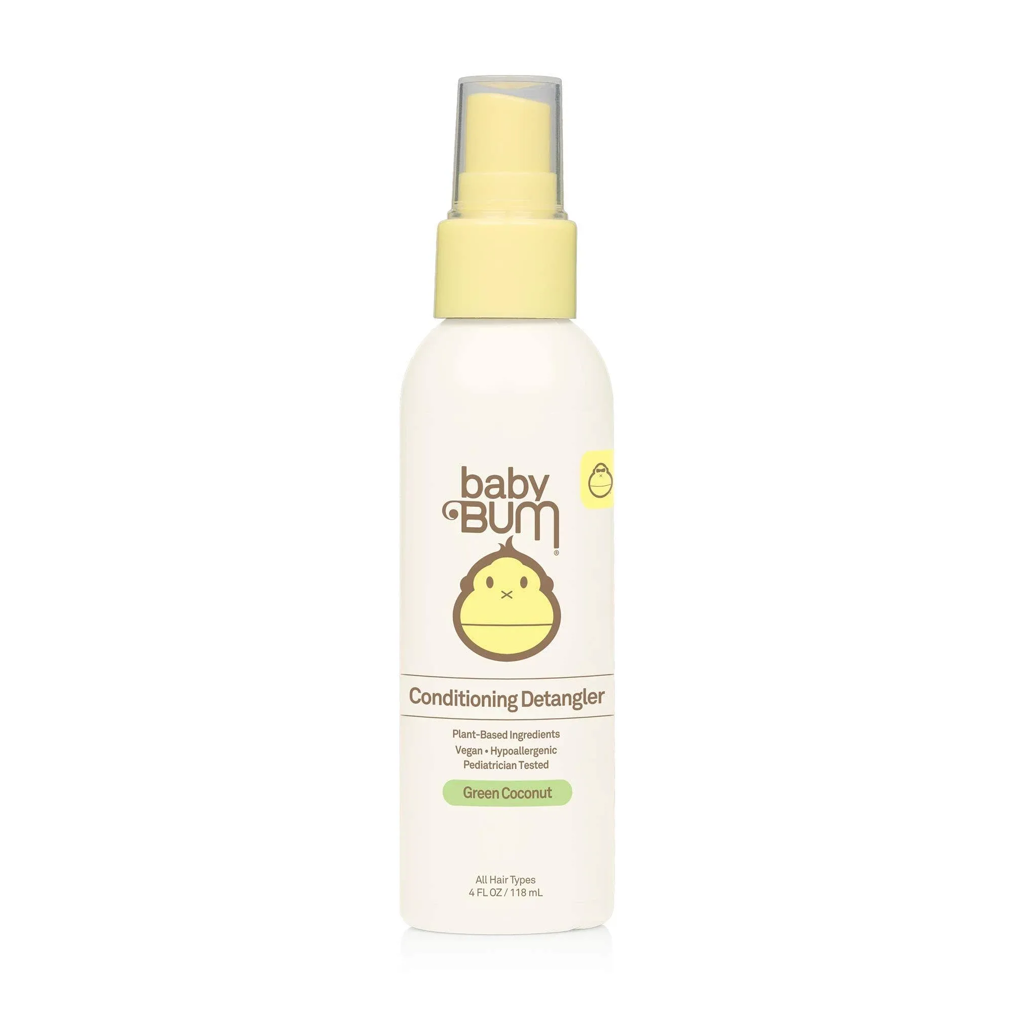 Sun Bum, Baby, Conditioning Detangler, Green Coconut, 4 fl oz (118 ml)