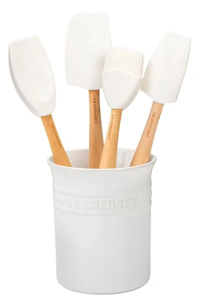 Le Creuset 5-Piece Craft Series Utensil Set with Crock