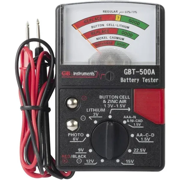 Gardner Bender GBT-500a Analog Battery Tester