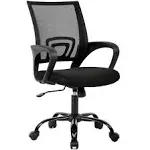 BestOffice Executive Desk Chair for Office which is Ergonomically Made with Armrest & Lumbar Support, Mesh & Foam (Black)