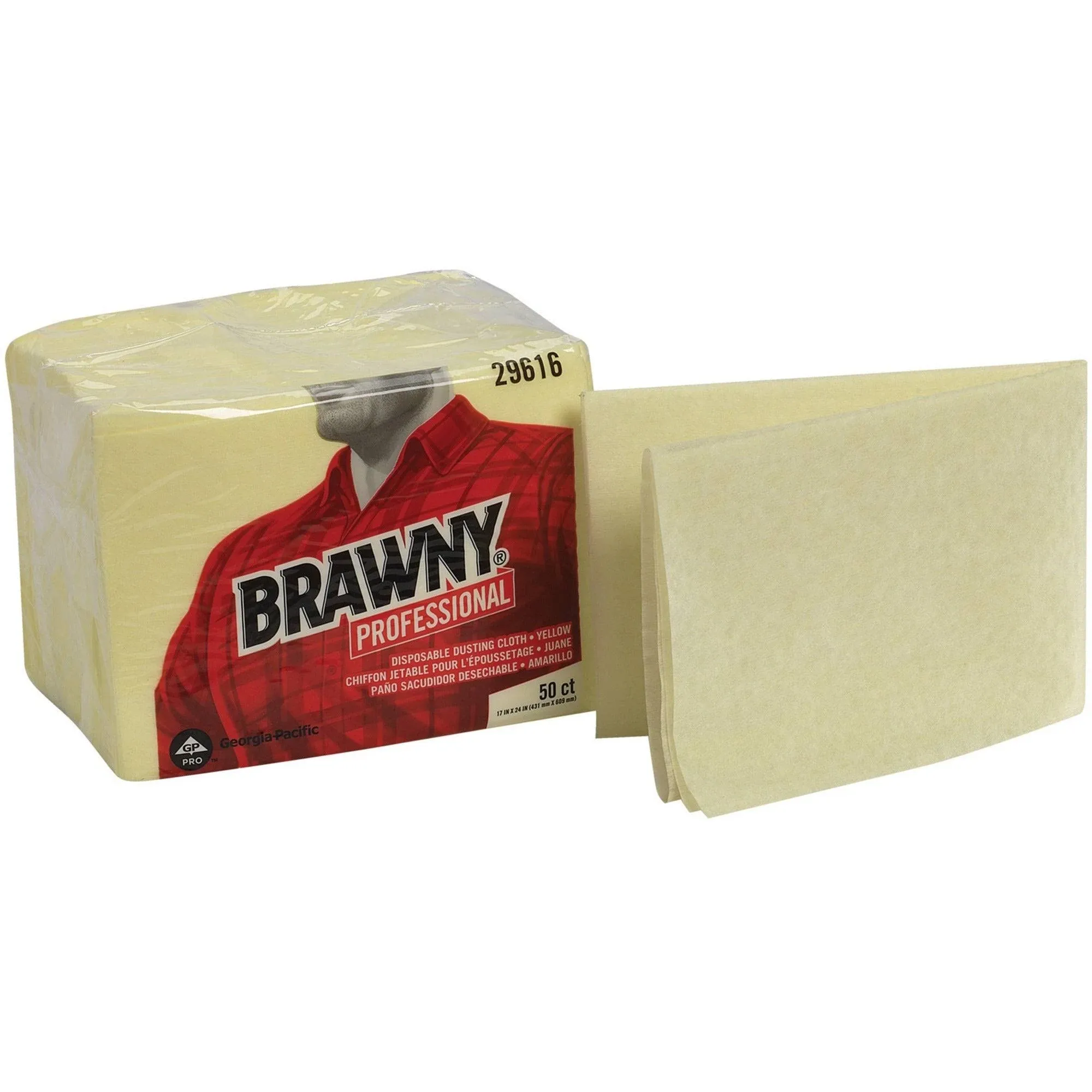 Brawny Dusting Cloths Quarterfold