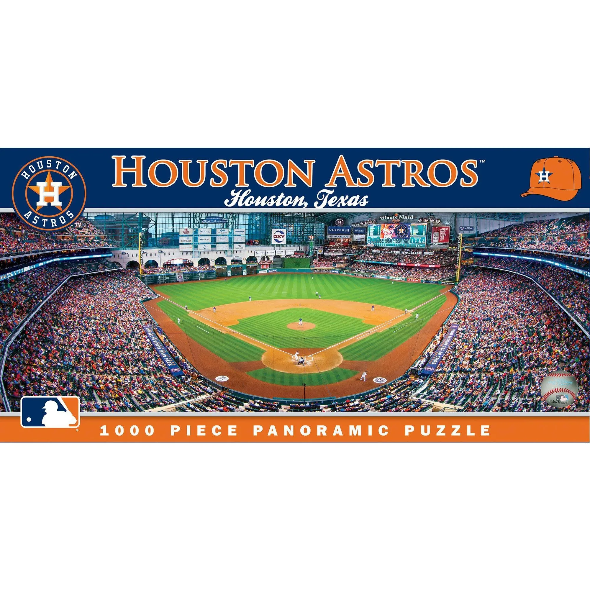 Houston Astros - 1000 Piece Panoramic Jigsaw Puzzle