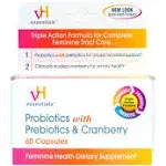 VH Essentials Probiotics w/ Prebiotics & Cranberry 60 Capsules