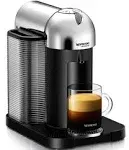 Nespresso Vertuoline Chrome Coffee and Espresso Maker