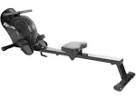 Stamina ATS Air Rower Machine with Smart Workout App - Foldable Rowing Machine with Dynamic Air Resistance for Home Gym Fitness - Up to 250 lbs Weight Capacity