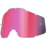 100% Goggle Replacement Lens - Racecraft 1, Accuri 1 Pink Mirror | 51002-016-02