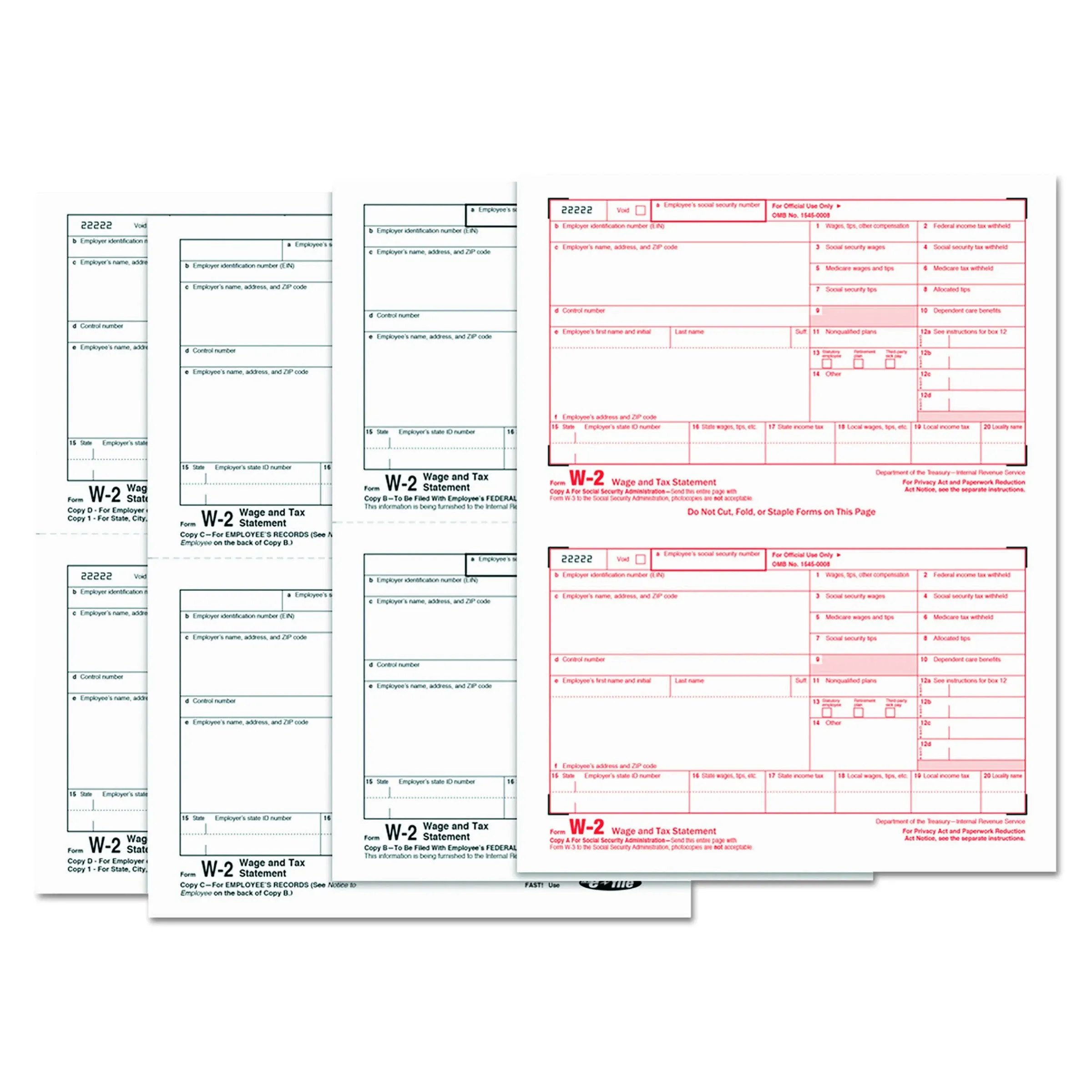 TOPS W-2 Tax Forms