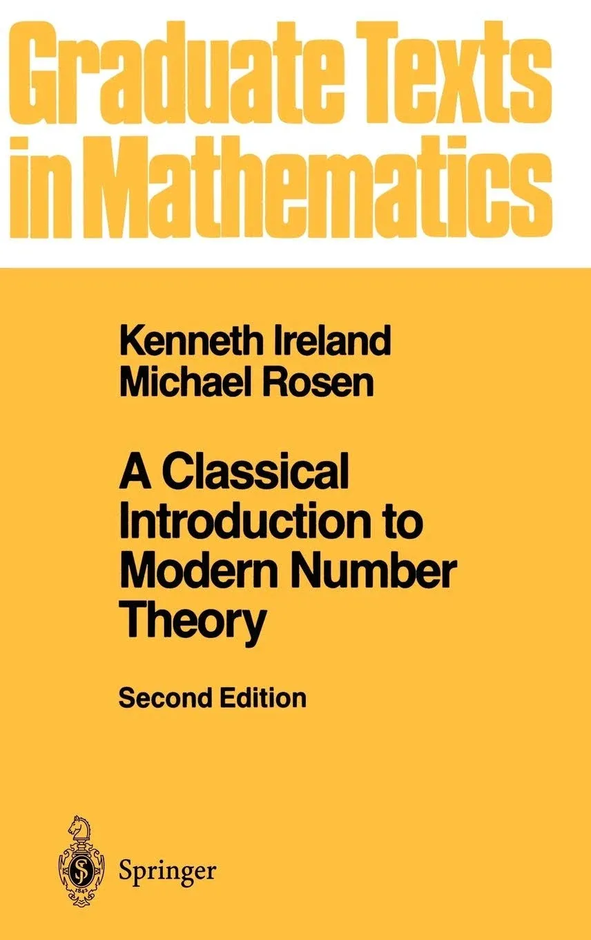 A Classical Introduction to Modern Number Theory: 84