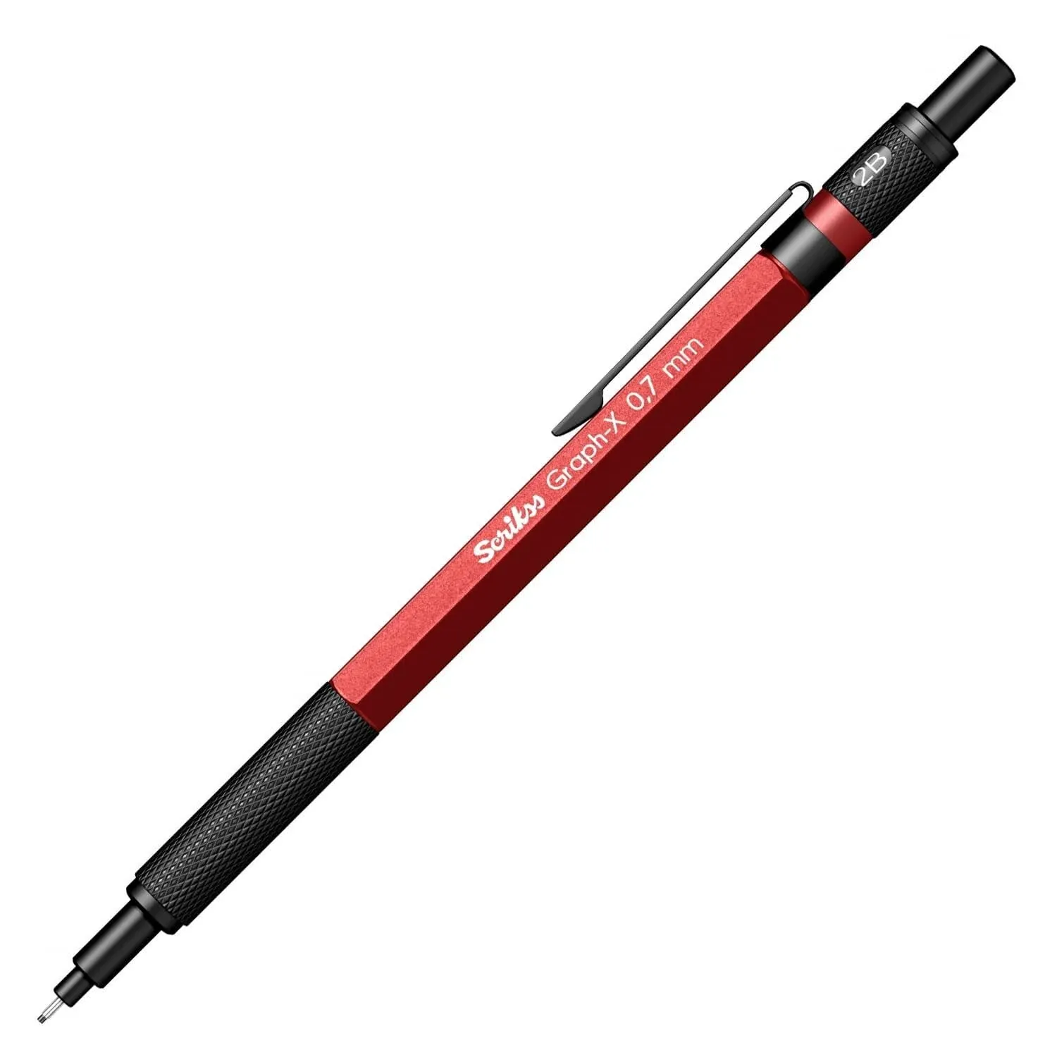 Scrikss Graph-X Mechanical Pencil (0.7 mm, Red)