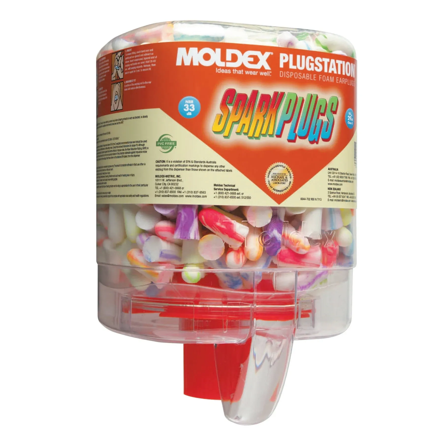 Moldex PlugStation SparkPlugs Earplug Dispenser