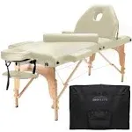 Saloniture Professional Portable Massage Table with Backrest