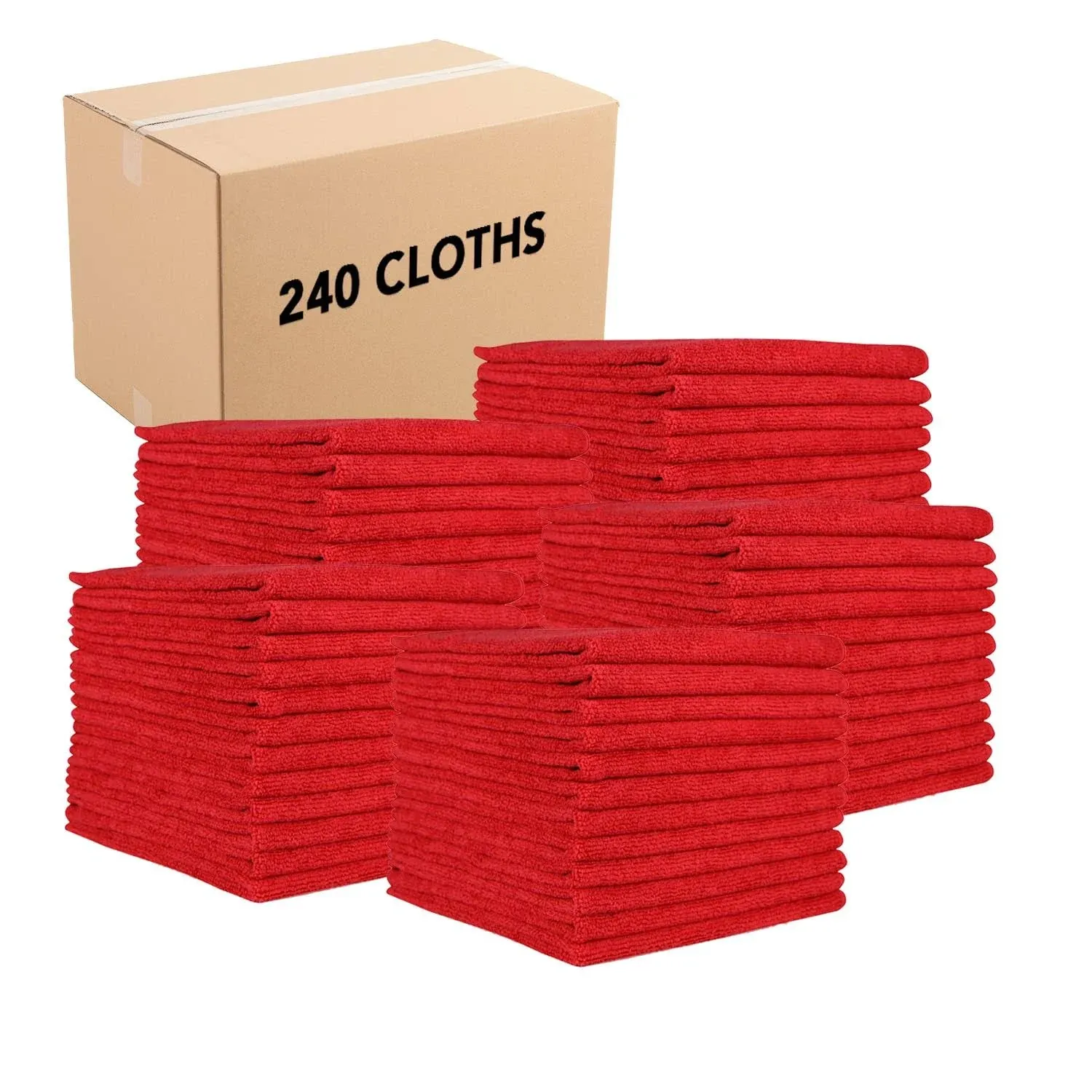 Arkwright LLC Arkwright Microfiber Glass Cleaning Cloths - (Case of 240) Lint ...