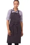 Chef Works Dorset Bib Apron, Eggplant, One Size