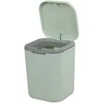 Hommp Tiny Countertop Trash Can 0.5 Gallon with Push-Button (Green )