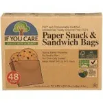 If You Care Sandwich Bags, Natural , 48 Count