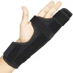 Vive Boxer Finger Splint - Supports Pinky, Ring, Middle Metacarpals 9 inch