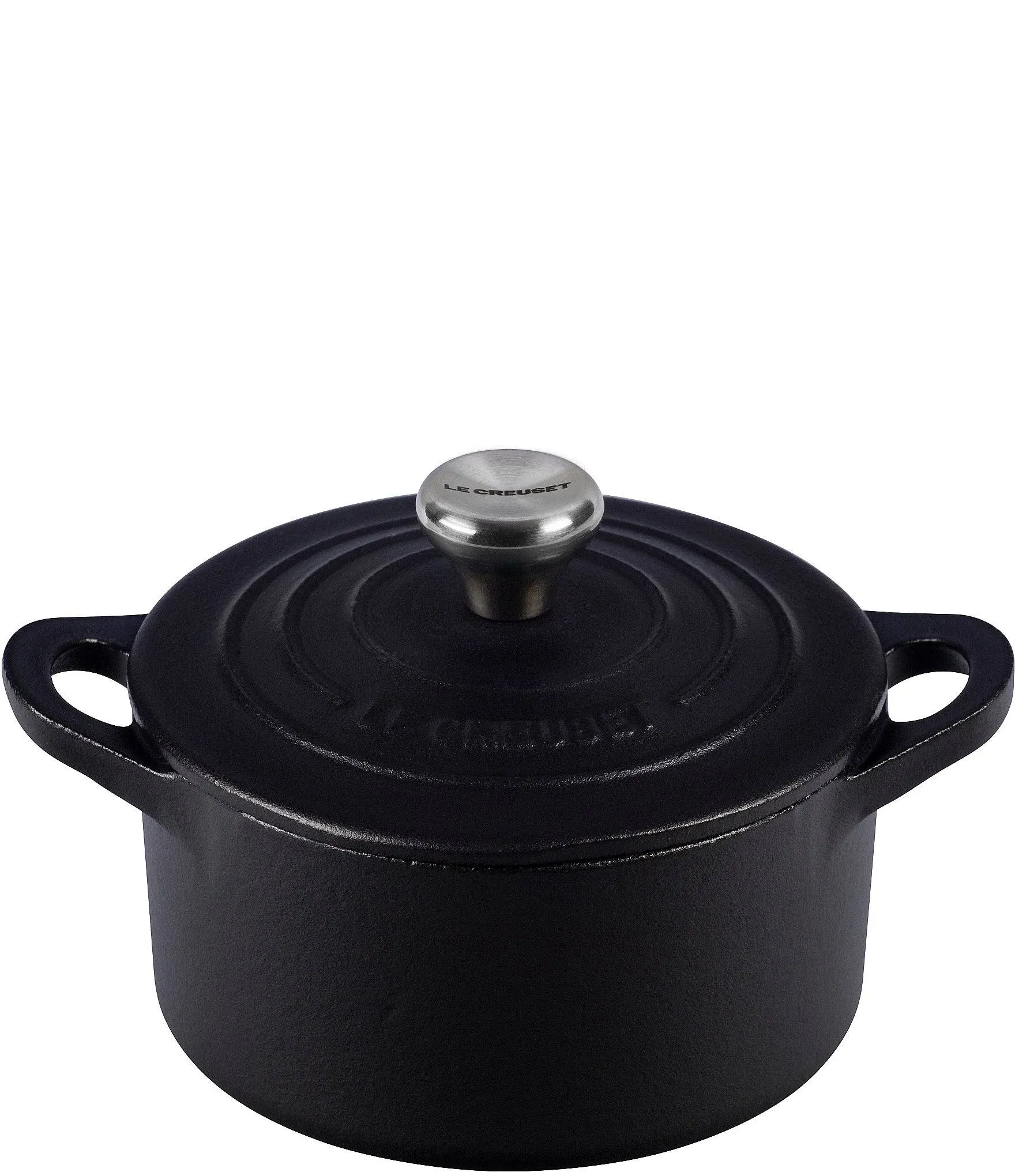 Le Creuset Enameled Cast Iron Mini Cocotte, 1/3-Quart, Licorice