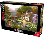 Anatolian The Puzzle of the World 3000pcs - Rose Cottage