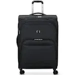 DELSEY Paris Sky Max 2.0 Softside Expandable Luggage with Spinner Wheels, Black, Carry-on 21 Inch