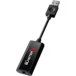 CREATIVE Sound BlasterX G1 7.1 HD Gaming DAC USB y Tarjeta de Sonido portátil (70sb171000000)