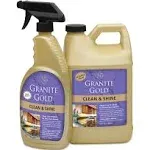 Granite Gold Clean & Shine, 88 oz Spray and Refill, Countertop Cleaner & Polish ...