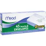 Mead Press-It Seal-It Security Envelopes - 45 count