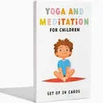 The ness- Intro to Yoga and Meditation Deck for Children, Set of 24 Poses and Ea