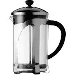 Safdie & Co. French Press Coffee Maker Percolator Pot,800ml Clear Superiour Glass,Insulated.Ideal for Tea,Coffee.Superiour Filter Press