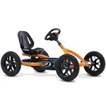 Berg Toys Buddy Lua Pedal Go Kart for Kids and Adults – Adjustable Ride On Toy for Ages 4-8 – Go Karts with BFR System, Go Cart for Kids and Adults Outdoor Pedal Car for Kids (Multi)