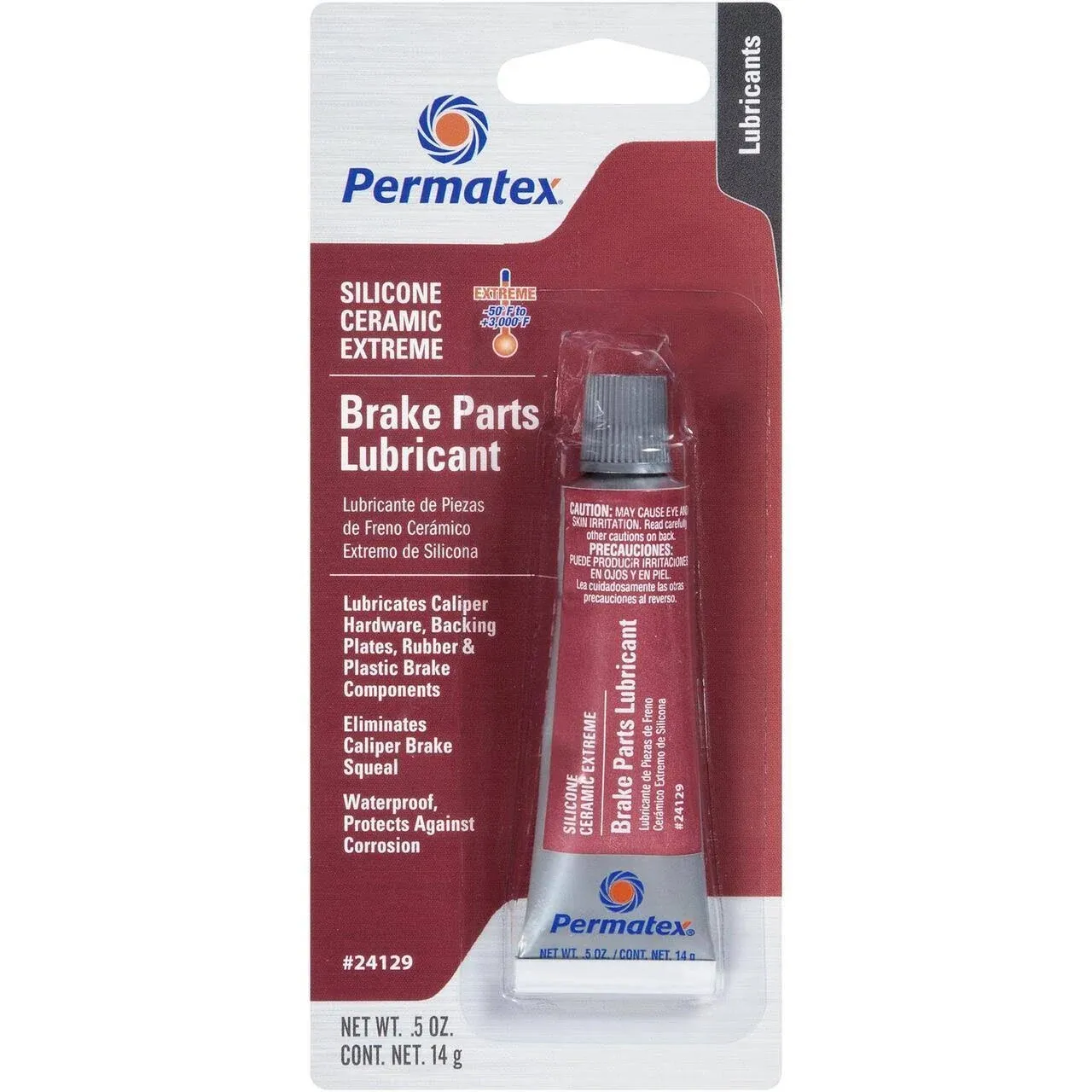 Permatex Brake Parts Lubricant, Extreme, Silicone Ceramic - .5 oz