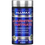 ALLMAX Nutrition L-Carnitine + Tartrate 120 Capsules