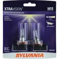 SYLVANIA - H11 XtraVision - High Performance Halogen Headlight Bulb, High Beam, Low Beam and Fog Replacement Bulb (Contains 2 Bulbs) 