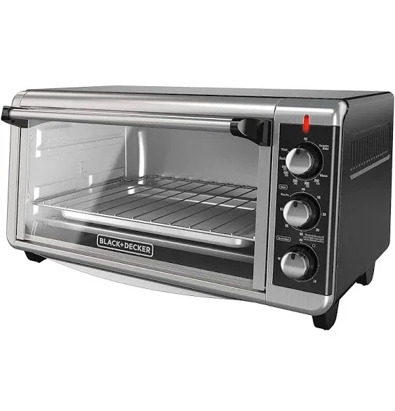 BLACK DECKER Extra Wide 8-Slice Toaster Oven