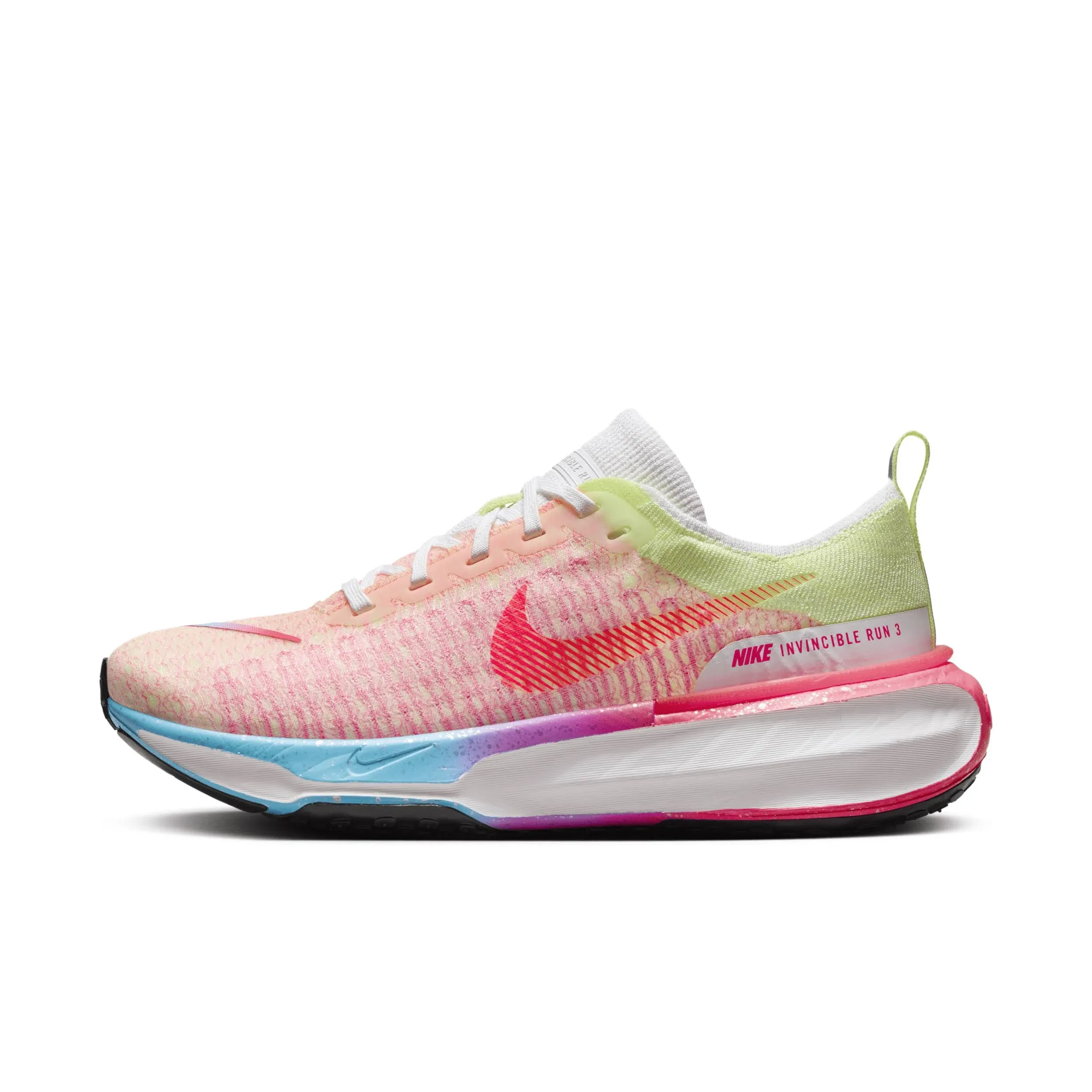 Nike Women&#039;s ZoomX Invincible Run Flyknit 3 Barely Volt Pink FZ3969-705 Size 7