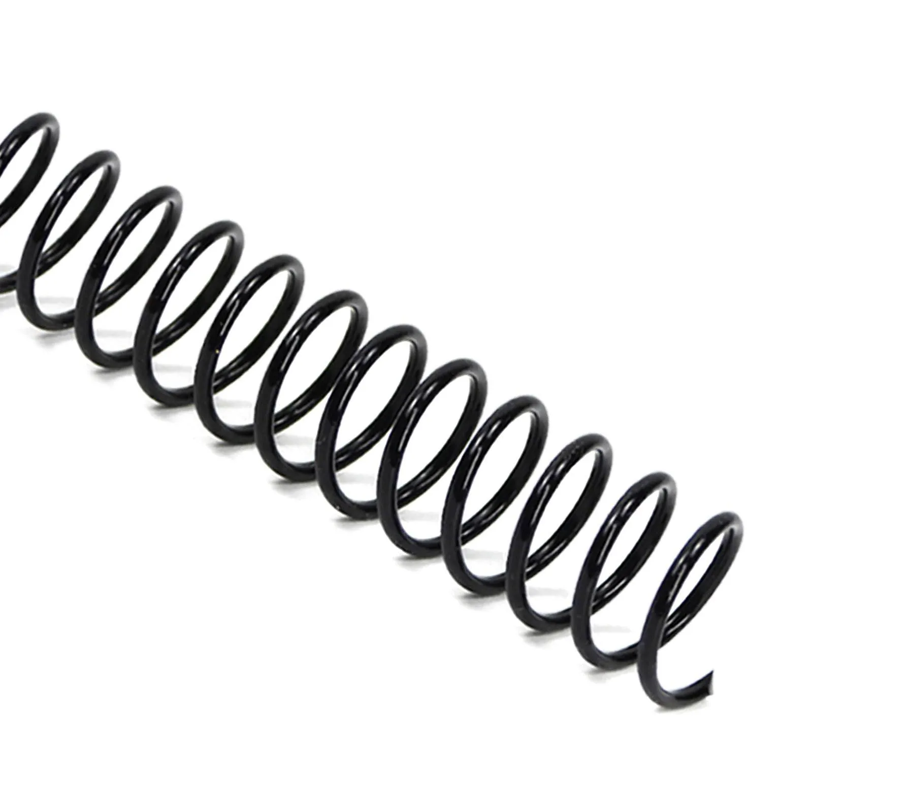 Rayson 7.9mm Plastic Spiral Coil Binding 3:1 Pitch, 5/16inch, 40 Sheets Capacity Black Coil Binding Spines - Versatile for Office and Educational Tasks, Pack of 100