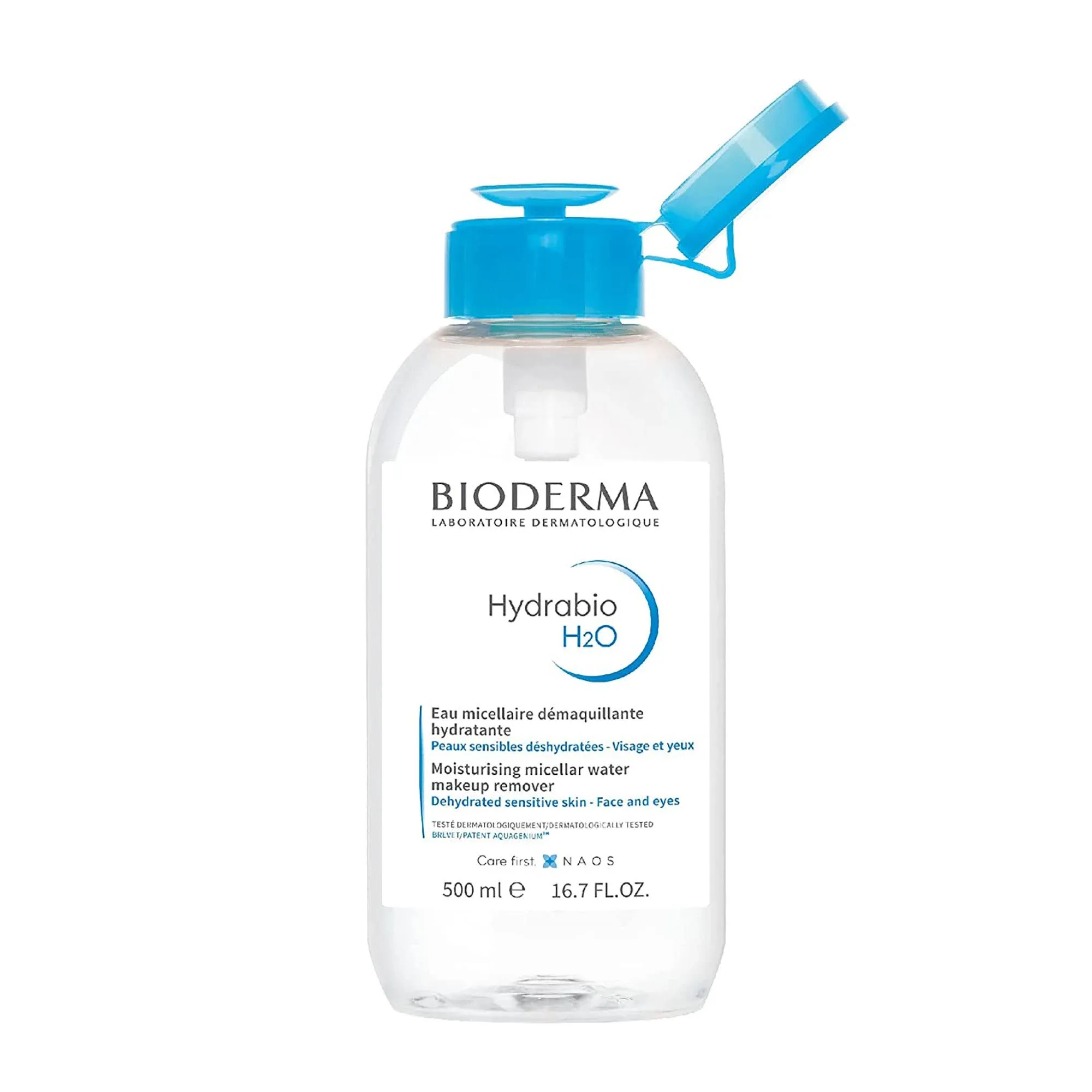 Bioderma Hydrabio H2O 16.9 fl oz 500 ml. Facial Cleanser