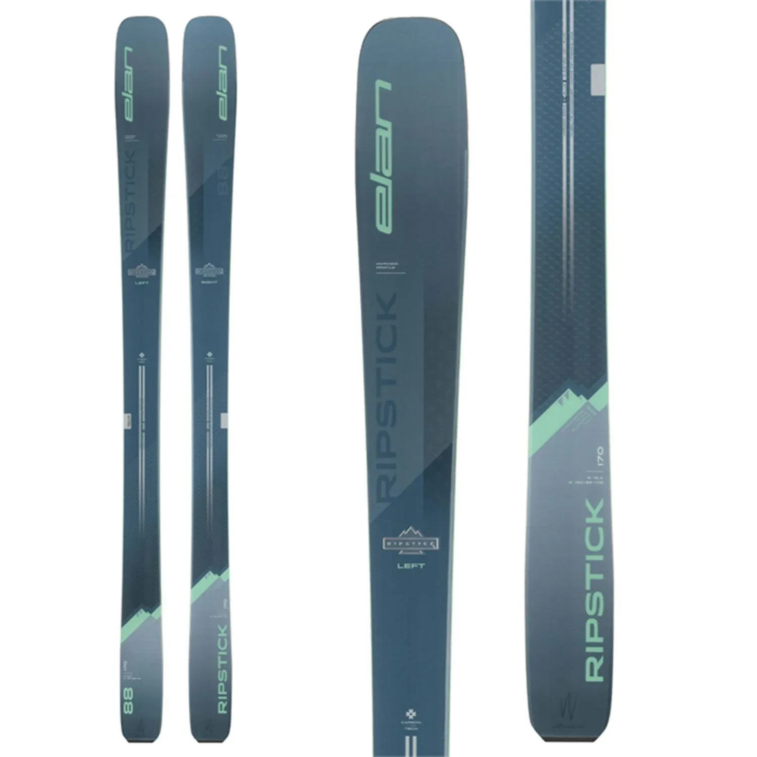 NEW!! 2024 Elan Ladies Ripstick 88 Skis-154cm