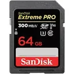 SanDisk 64gb Extreme Pro UHS-I U3 SDXC Memory Card