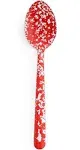 Perforated Serving Spoon, 12&quot;, Red Marble