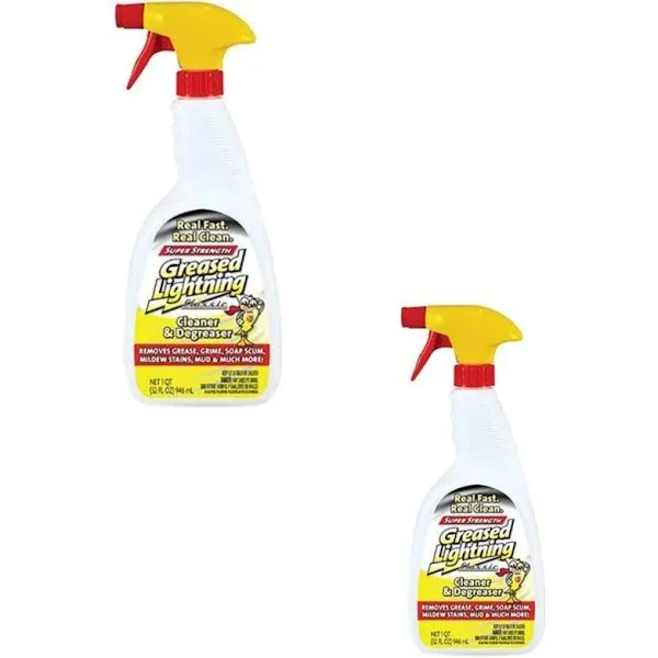 Greased Lightning Classic Cleaner and Degreaser 32 Oz(2-Pack)