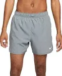 Nike Men's Dri-Fit Challenger 5" Brief-Lined Versatile Shorts, XL, Smoke Grey